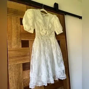 Gunne Sax | Dresses | Gunne Sax Jessica Mcclintock 8s Girls Lace Dress ...